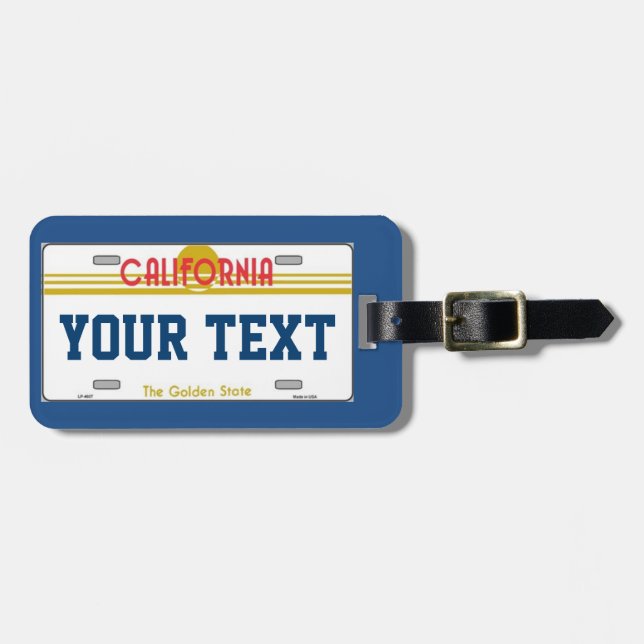 California traveller luggage tag (Front Horizontal)