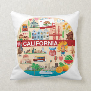 California Travels Cushion
