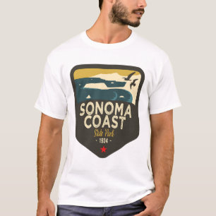 California Treasures Badge- Sonoma Coast State Par T-Shirt