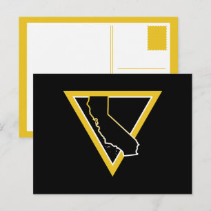 california triangle postcard