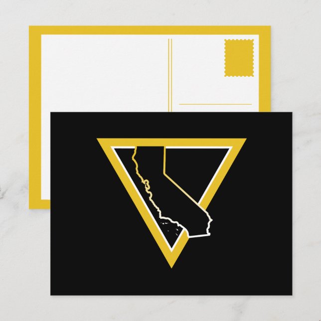 california triangle postcard (Front/Back)