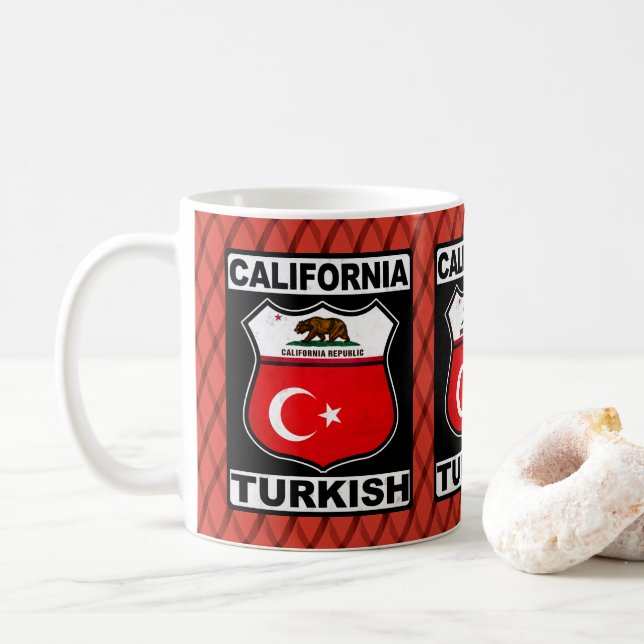 California Turkish American Mug (With Donut)