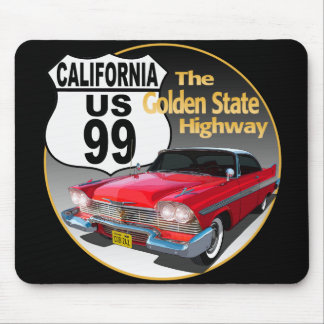 California U S Route 99 - The Golden State Mouse Mat