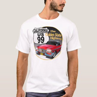 California U S Route 99 - The Golden State T-Shirt