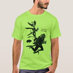 California Underwater Photography Diver with Fish T-Shirt