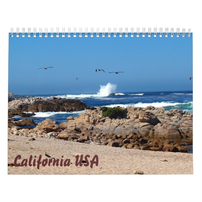 California USA Calendar (Cover)