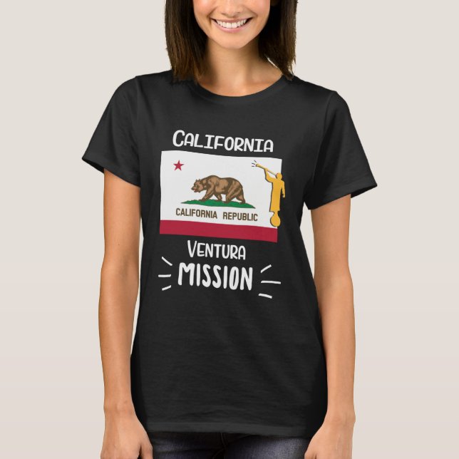 California Ventura Mormon LDS Mission Missionary T-Shirt (Front)