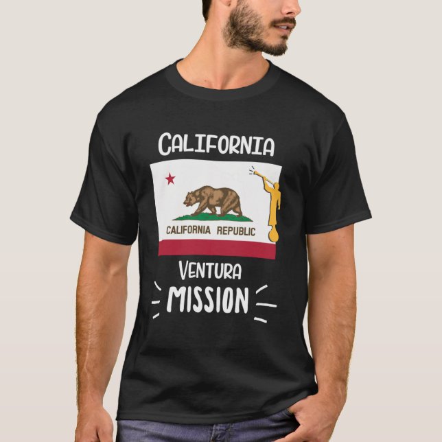 California Ventura Mormon LDS Mission Missionary T-Shirt (Front)
