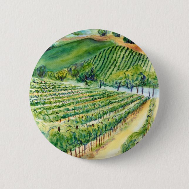 California Vineyard Button (Front)