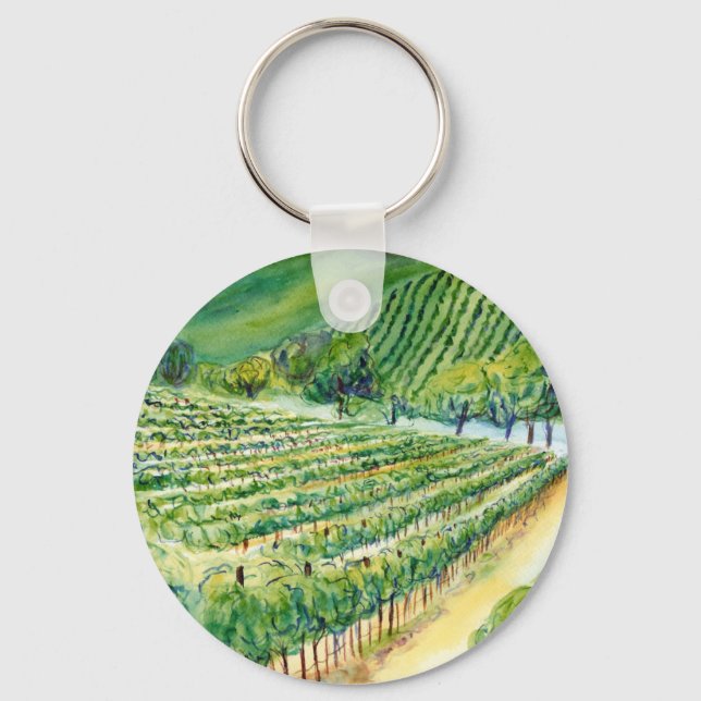 California Vineyard Keychain (Front)