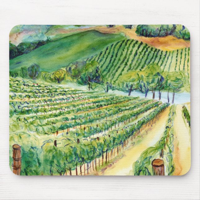 California Vineyard Mousepad (Front)