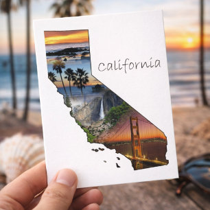California Vintage Postcard – Golden State Travel 