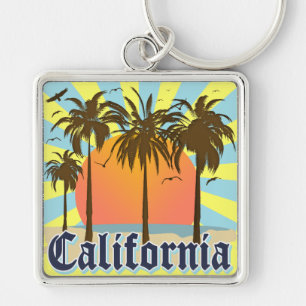 California Vintage Souvenir Key Ring
