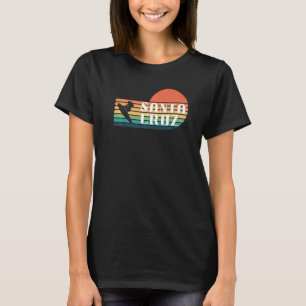 California Vintage Sunset Surfer Santa Cruz T-Shirt