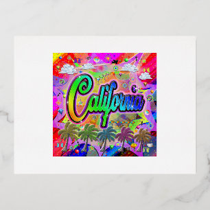 California Vista Express Postcard