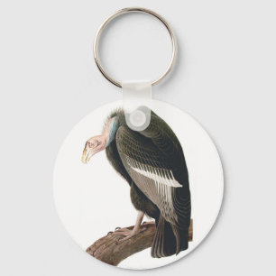 California Vulture (Condor), Audubon Fine Art Key Ring