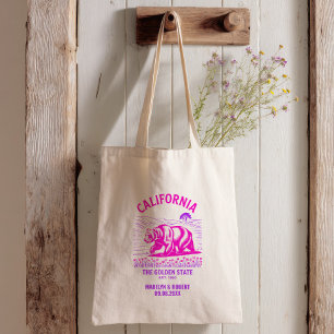California Wedding Welcome Gift Bridesmaid, Guests Tote Bag