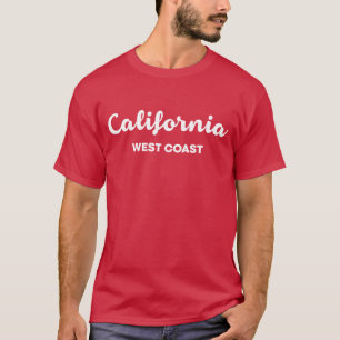 California West Coast Nice Design Text T-Shirt