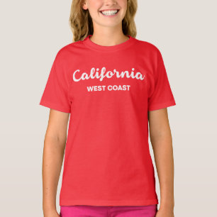 California West Coast Nice Design Text T-Shirt