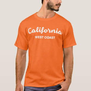 California West Coast Nice Design Text T-Shirt