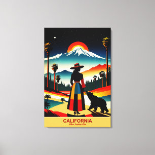 California: Where Sunshine Lives Canvas Print