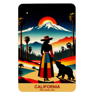 California: Where Sunshine Lives Flexible Magnet