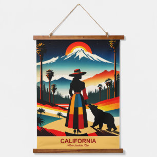 California: Where Sunshine Lives Hanging Tapestry