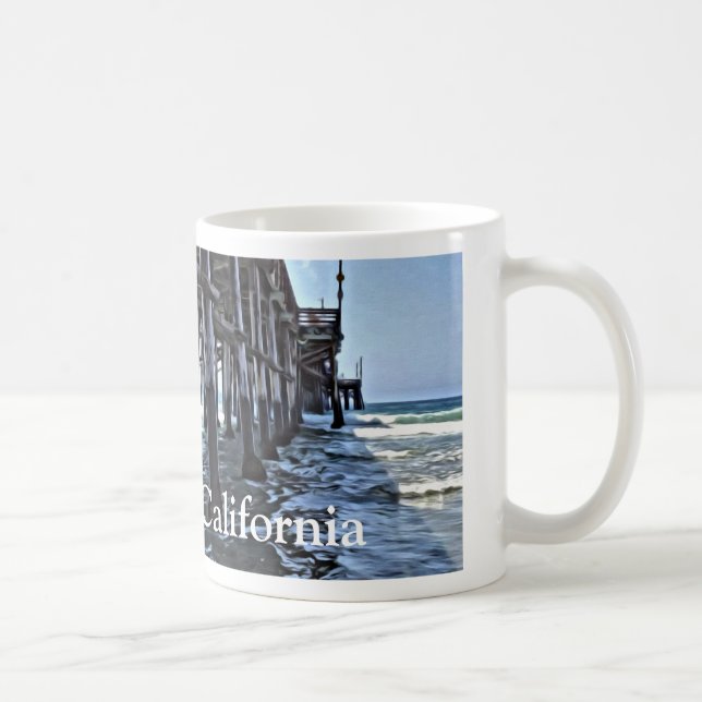 California - White 11 oz Classic White Mug (Right)