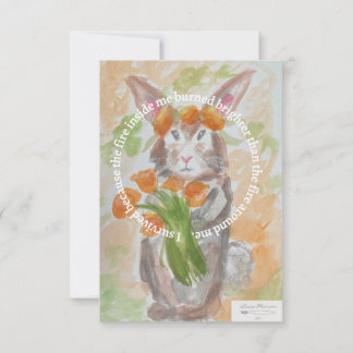 California Wildfire Relief Fundraiser Card