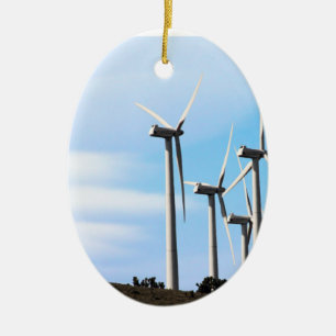 California Windmills Ceramic Tree Decoration