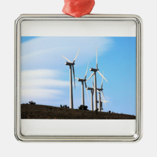 California Windmills Metal Tree Decoration