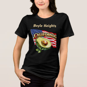 California Women's Bella+Canvas Tri-Blend Dark Shirt