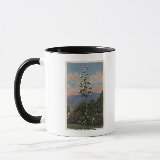 CaliforniaCentury Plant in Bloom Mug (Left)