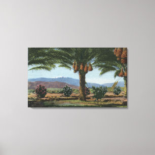 CaliforniaDates Growing in the Coachella Canvas Print
