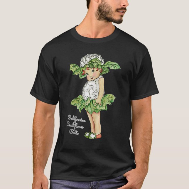 Californian Cauliflower Cutie  Vegetable Plant Peo T-Shirt (Front)