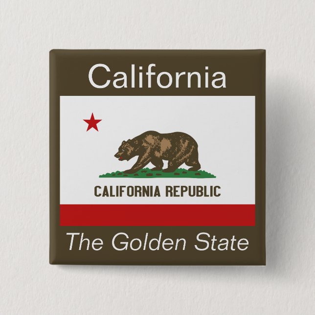 Californian Flag Button (Front)