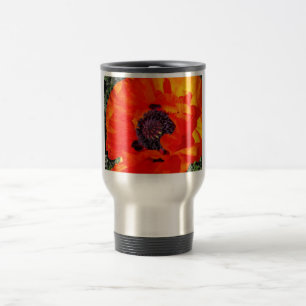 Californian Poppy Travel Mug