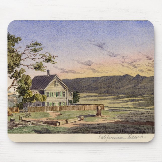 Californian Ranch Mouse Mat (Front)