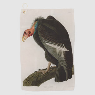 Californian Vulture Birds of America Audubon Print Golf Towel