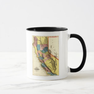 CaliforniaPanoramic Map Mug