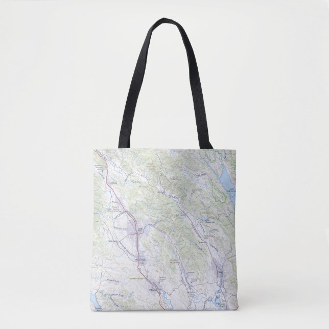 California's Napa & Sonoma Wine Country Tote (Front)