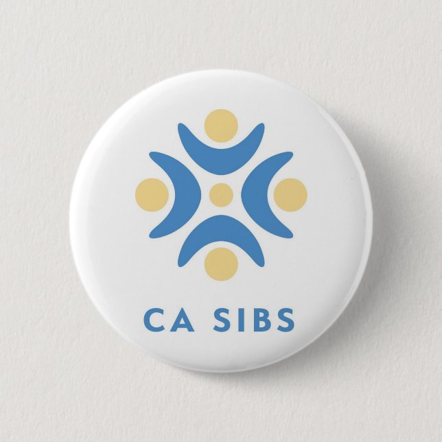 CaliforniaSibs logo button (Front)