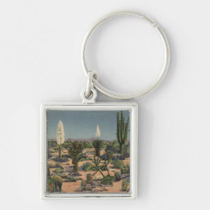 CaliforniaVarieties of Desert Cacti Key Ring