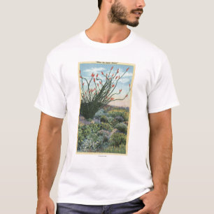 CaliforniaView of Cacti in Bloom T-Shirt