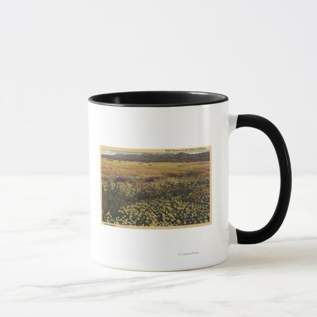 CaliforniaWild Flowers in the Desert Mug (Right)