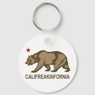 Califreakinfornia Key Ring