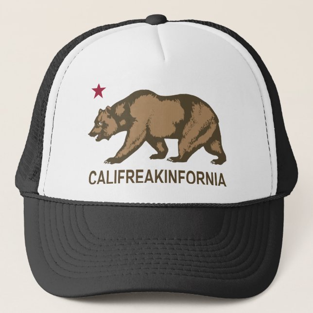 Califreakinfornia Trucker Hat (Front)