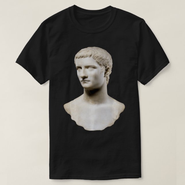 Caligula  Gaius Roman Emperor Ancient Rome Italy H T-Shirt (Design Front)