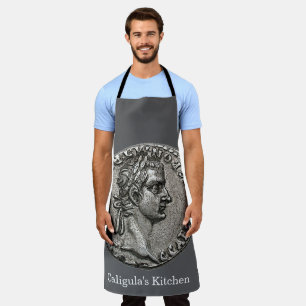 Caligula Roman Emperor 🏛️ Gaius Caesar Old Coin  Apron