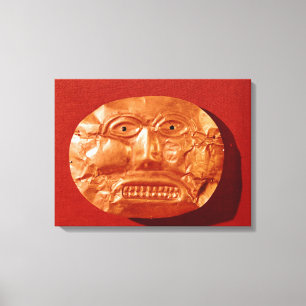 Calima funerary mask, from Restrepo, Cauca Canvas Print